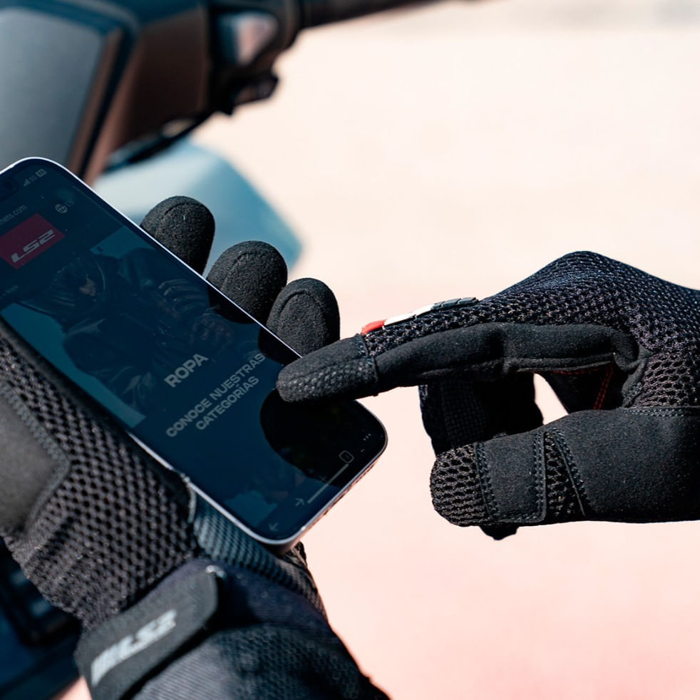 Guante LS2 Cool Hombre Negro